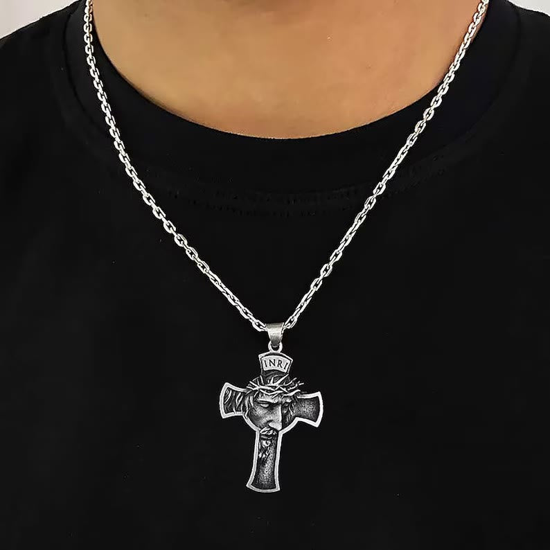 Jesus Cross Jewelry Necklace