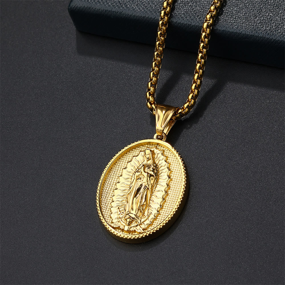 Our Lady of Guadalupe Virgin Mary Necklace