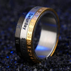 "The Genesis" Time and Date Ring