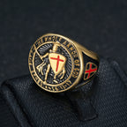 Knight's Armor Shield Protection Titanium Ring