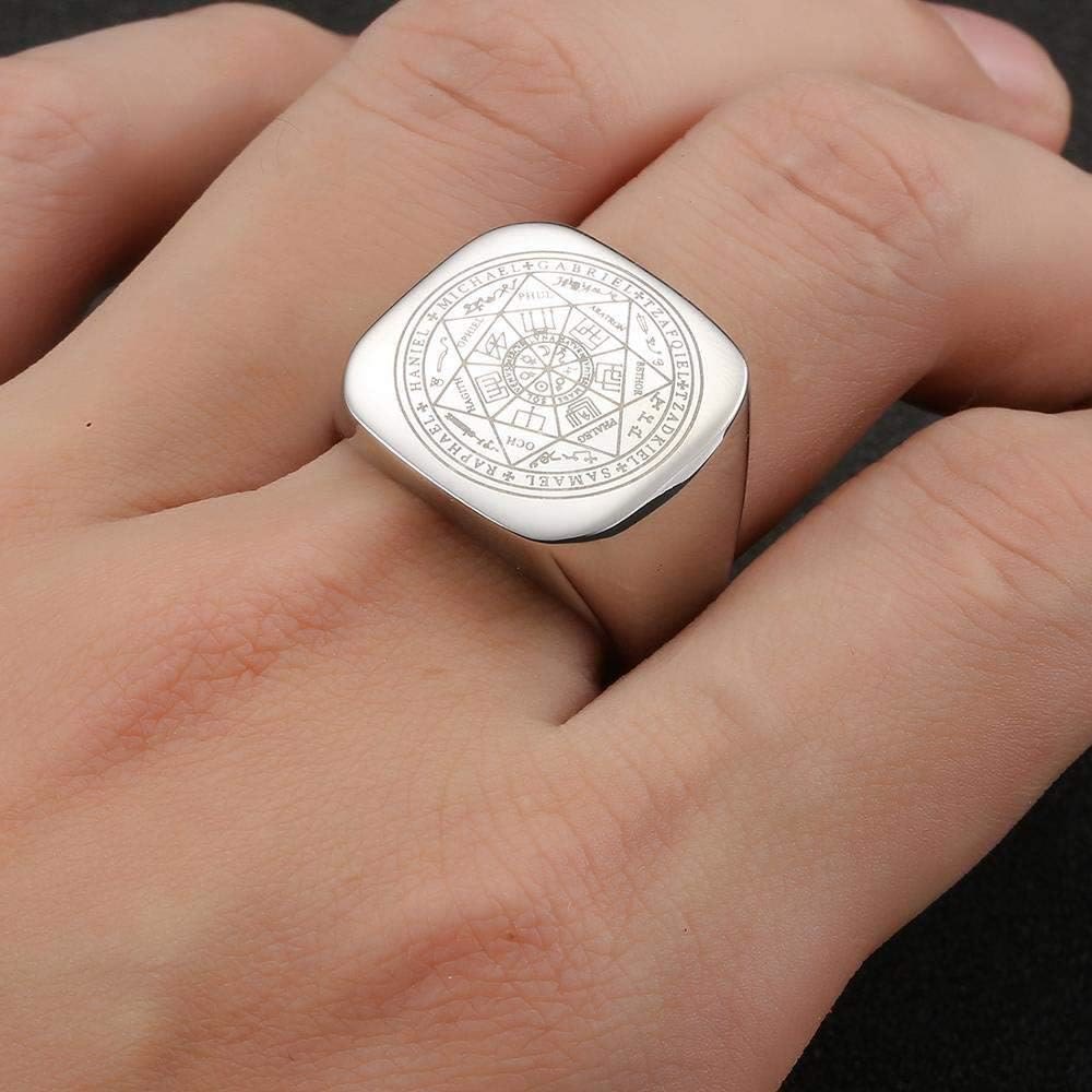 Seals of The Seven Archangels Protection Solomon Kabbalah Titanium