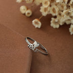 "I Love Jesus" Christian Faith Minimalism Ring