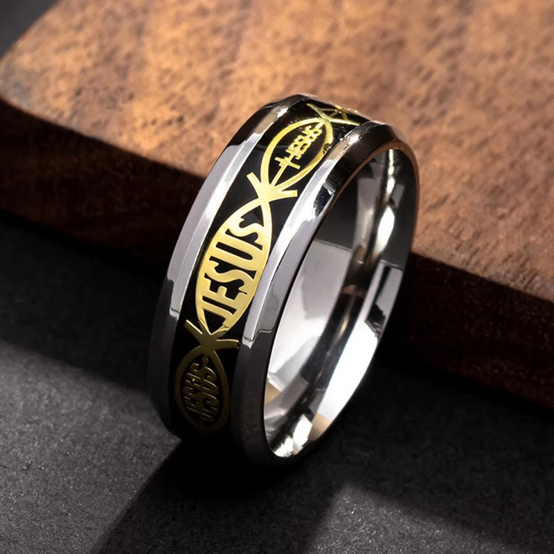 Rustic Stainless Steel Ring