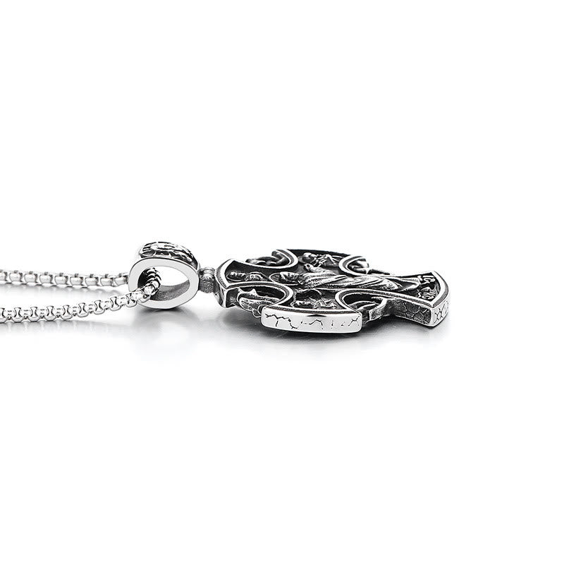 St. Benedict the Protector & St. Micheal the Archangel Necklace