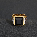 Faith Two Tone Plated Cross Ring-With God All Things Are Possible