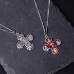 Classic Style Carmelite Five-in-One Four-Way Cross Pendant Alloy