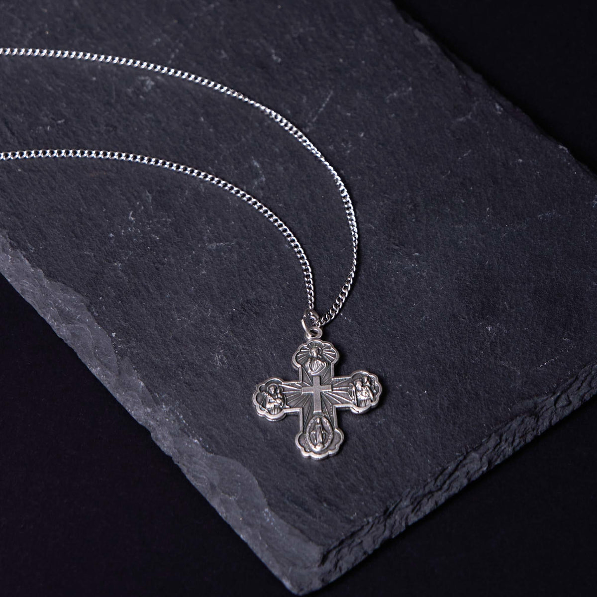 Classic Style Carmelite Five-in-One Four-Way Cross Pendant Alloy
