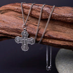 Classic Style Carmelite Five-in-One Four-Way Cross Pendant Alloy