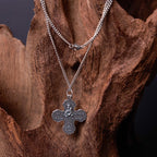 Classic Style Carmelite Five-in-One Four-Way Cross Pendant Alloy