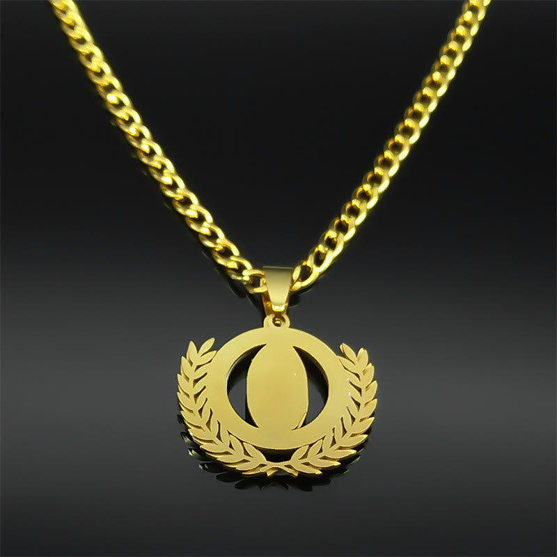 Classic Style Olive Branch with Our Lady of Guadalupe Rhinestones