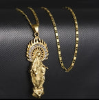 Luxury Style Assumption of Virgin Mary Our Lady of Guadalupe Pendant