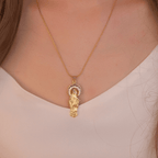 Luxury Style Assumption of Virgin Mary Our Lady of Guadalupe Pendant