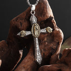 Classic Style Retro Crucifix with Our Lady of Guadalupe Pendant