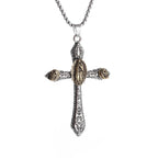 Classic Style Retro Crucifix with Our Lady of Guadalupe Pendant