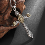 Classic Style Retro Crucifix with Our Lady of Guadalupe Pendant