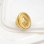 Classic Minimalist Style Virgin Mary Miraculous Medal Faith Connection