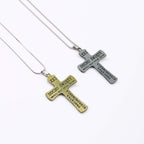 Classic Style Trinity Cross Father & Son & Holy Spirit Pendant