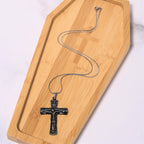 Classic Style Trinity Cross Father & Son & Holy Spirit Pendant