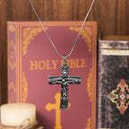 Classic Style Trinity Cross Father & Son & Holy Spirit Pendant