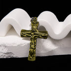 Classic Style Trinity Cross Father & Son & Holy Spirit Pendant