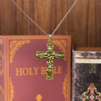 Classic Style Trinity Cross Father & Son & Holy Spirit Pendant
