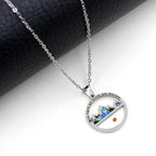 Classic Style Mustard Seed With Faith All Things Are Possible Pendant