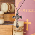 Classic Style Multicolor of Crucifix Divine Protection Pendant