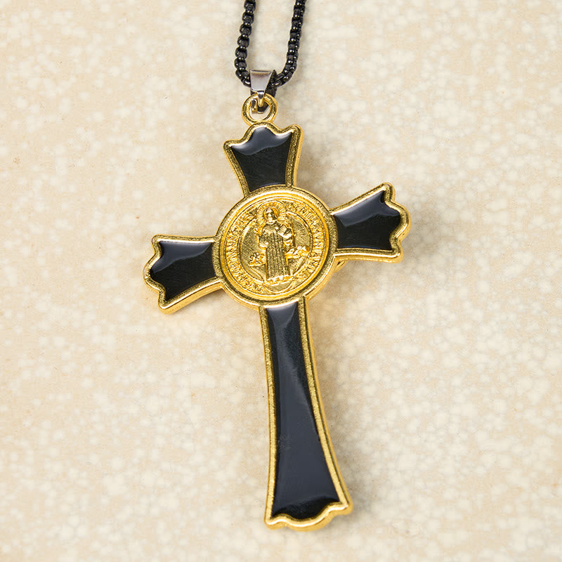 Classic Style Multicolor of Crucifix Divine Protection Pendant