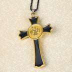 Classic Style Multicolor of Crucifix Divine Protection Pendant