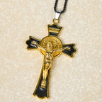Classic Style Multicolor of Crucifix Divine Protection Pendant