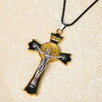 Classic Style Multicolor of Crucifix Divine Protection Pendant