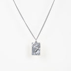 Classic Style Madonna And Child Crafted Embossed Amulet Pendant