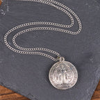 Classic Style Crafted St. Benedict Symbol Pendant Necklace