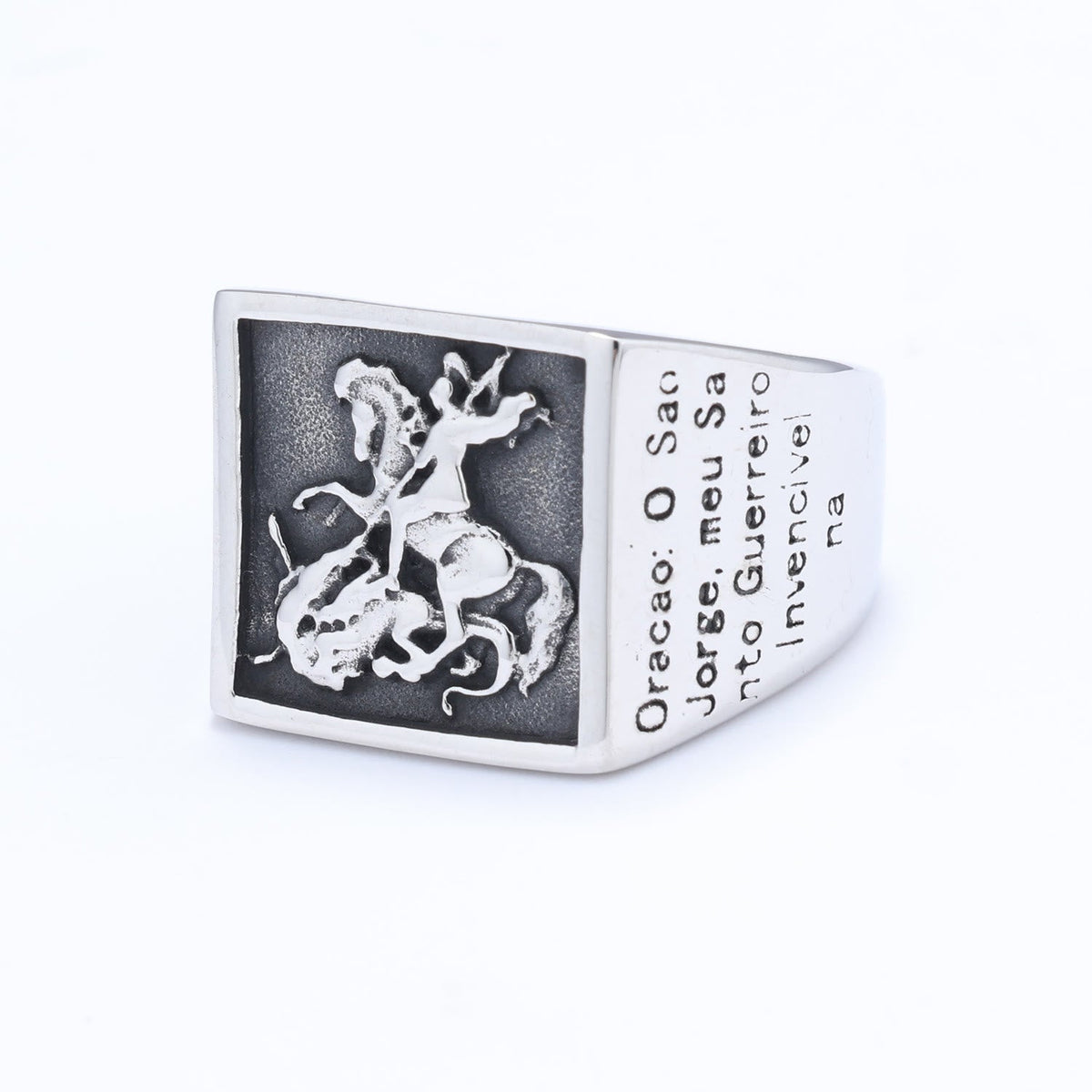 Retro Classic Style St. George Warrior Slave the Dragon Divine