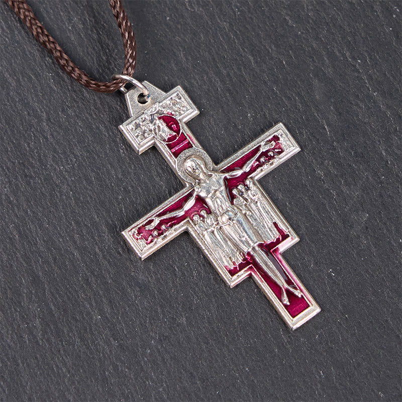 St. Francis San Damiano Cross Pendant Necklace | A Symbol of Faith