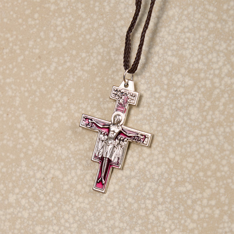 St. Francis San Damiano Cross Pendant Necklace | A Symbol of Faith