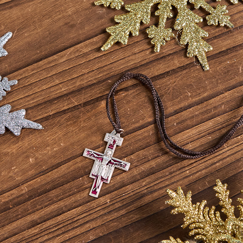 St. Francis San Damiano Cross Pendant Necklace | A Symbol of Faith
