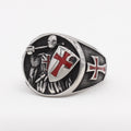 2 Colors Retro Classic Style Knights Templar Shield Protect You Faith