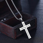 Minimalist Style "I CAN DO ALL THINGS" Icon Cross Faith Pendant