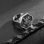 Exclusive Crafted Archangel St. Michael Ring-Expression of Daily Faith