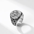 Eternal Faith Celtic Cross Ring-A Symbol of Timeless Devotion