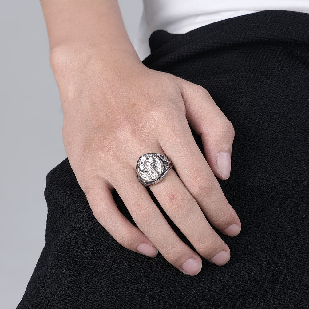 Eternal Faith Celtic Cross Ring-A Symbol of Timeless Devotion