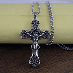 Ornate Crucifix Necklace-A Profound Symbol of Devotion Timeless Faith