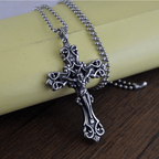 Ornate Crucifix Necklace-A Profound Symbol of Devotion Timeless Faith