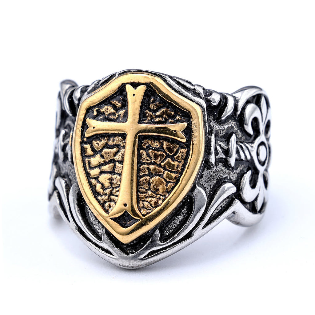 Exclusive Crafted Cross Ring-Expression of Daily Faith