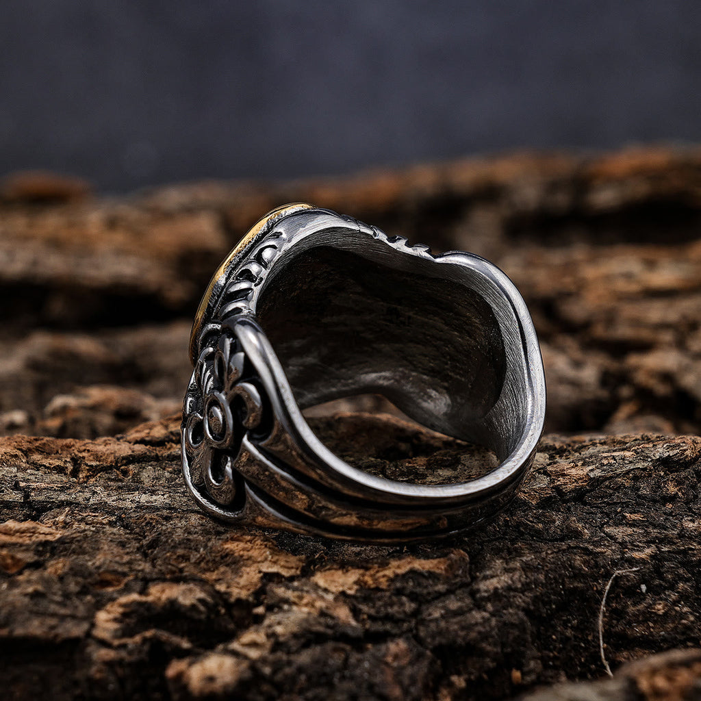 Exclusive Crafted Cross Ring-Expression of Daily Faith