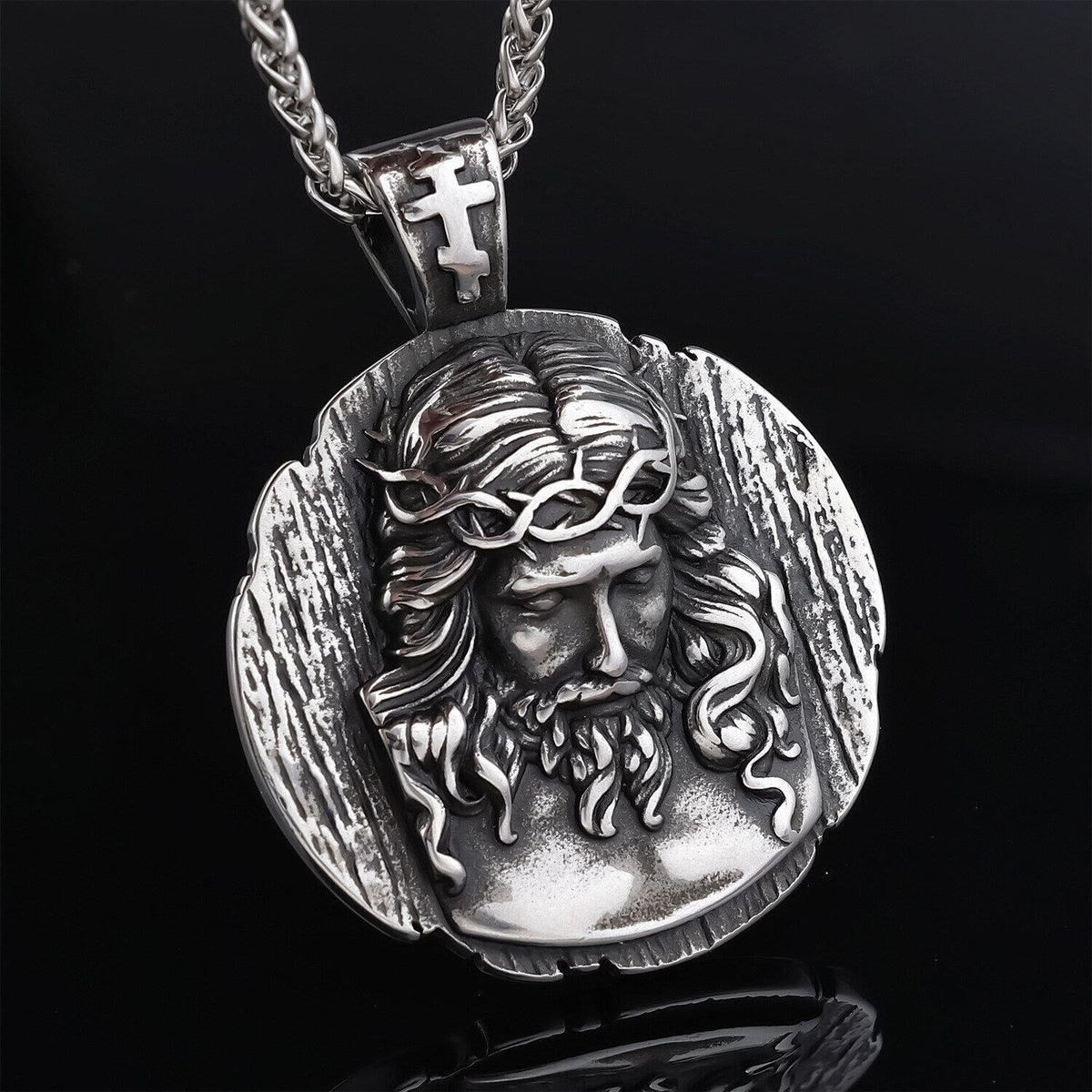 Jesus Crown of Thorns Pendant Necklace-A Profound Symbol of Faith