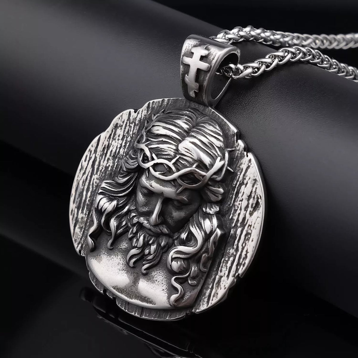 Jesus Crown of Thorns Pendant Necklace-A Profound Symbol of Faith