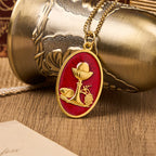 Red & Blue Eucharistic Chalice Necklace-Keep Your Faith Close