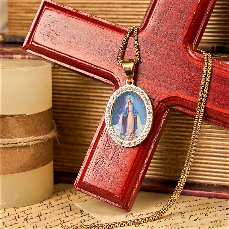 Divine Grace with the Miraculous Medal Necklace-A Testament to Faith